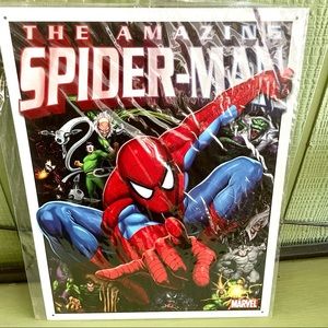 NEW Marvel The Amazing Spider-Man Metal Sign